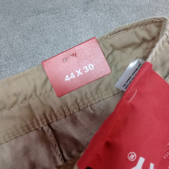 Union Bay Cargo‎ Pants B&T Survivor Straight Leg Belted 44 x 30 Beige NEW Cotton - Picture 14 of 16